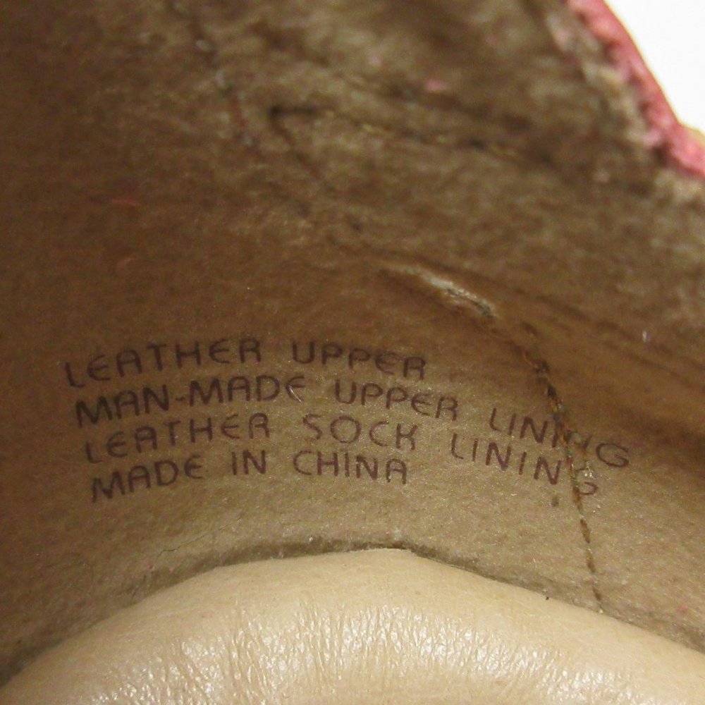 Women’s Tan and Coral Low Heel Sandals - Picture 11 of 11